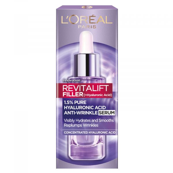 L'Oréal Paris Revitalift Filler with 1.5% Hyaluronic Acid Anti-Wrinkle Dropper Serum 30ml