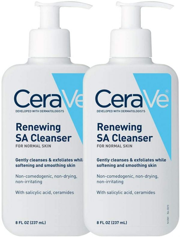 CeraVe SA Cleanser غسول حمض الساليسيليك ، غسول cerave ، حمض السالسليك Salicylic Acid ،عبوتان Pack of 2